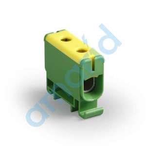 KE61.3 Клеммный блок, желто-зеленый, Al 6-50 мм2, Cu 2.5-50 мм2