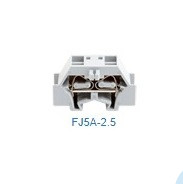 FJ5A-2.5/O, 4-пров. модульная клемма, до 2,5 мм2, оранжевая