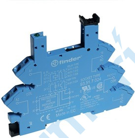 Цоколь для реле, напряжение 250 В, ток 6 А., Finder, 93.51.0.024