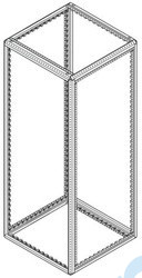 Каркас шкафа, сталь, цвет RAL7021, Schroff, 20130-017