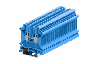 Клемма винтовая din, 0, 2-2,5 мм, cиняя. I = 32 А. U=800В, Supu, 303992