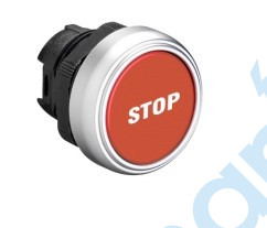 Кнопка Красная Плоская Stop