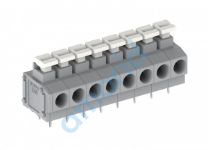 Клемма PCB, 47 контактов, шаг 5.0/5.08мм, сер., Supu, 235247/010