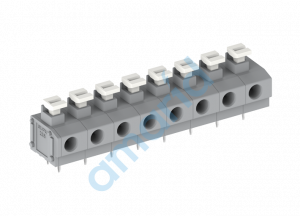 Клемма PCB, 17 контактов, шаг 7.5/7.62 мм, сер., Supu, 235317/010