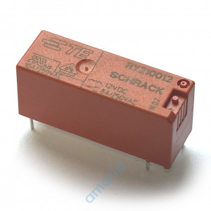 PCB релеRY, 1 перекл.контакт, 8A, 12V DC, 3,2mm