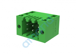 Клемма, шаг 3.5мм 16 конт., Supu, MC-DPG3.5H16-F-3500