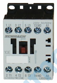 Контактор 4kW/400V, 1 НО, AC230V 50Hz, типоразмер S00