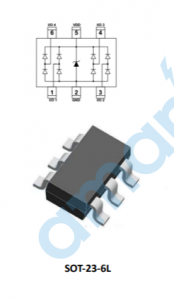 ESDSLC0504S2S, Yangjie Electronic, ESDSLC0504S2S