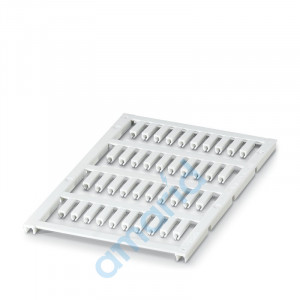 Маркировка для проводов, пластина, белый, BLUEMARK ID COLOR, BLU, Phoenix Contact, 0827092