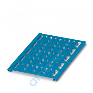 Маркировка для проводов, пластина, синий, BLUEMARK ID COLOR, BLU, Phoenix Contact, 0828010