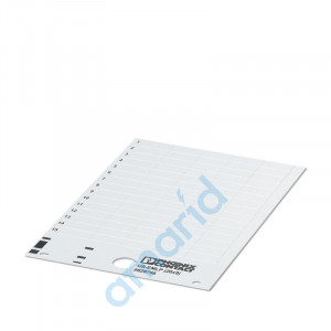 Пластиковая табличка, Карта, белый, BLUEMARK ID COLOR, BLUEMARK , Phoenix Contact, 0828795