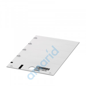Пластиковая табличка, Карта, белый, BLUEMARK ID COLOR, BLUEMARK , Phoenix Contact, 0828805