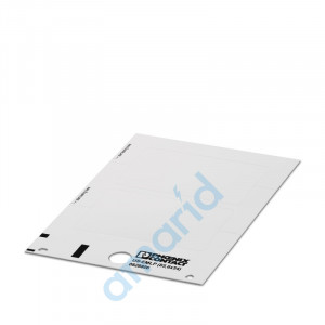 Пластиковая табличка, Карта, белый, BLUEMARK ID COLOR, BLUEMARK , Phoenix Contact, 0828806