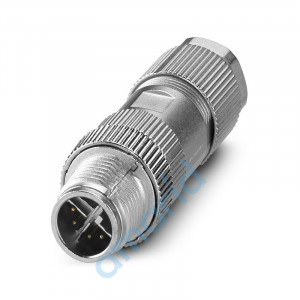 Штекерные соединители Ethernet CAT6A (10 Гбит/с), 8-конт., экранирован., M12 SPEEDCON, Phoenix Contact, 1417430