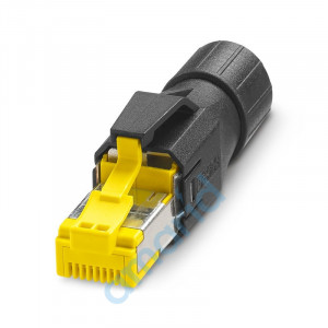 Соединитель RJ45, IP20, CAT6А, 8-полюсный, с системой быстрого подключения QUICKON, Phoenix Contact, 1419001