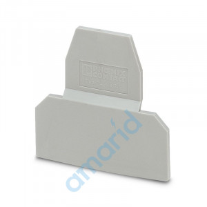 Концевая крышка, 56 мм, ш. 2, 2 мм, 52 мм, серый, Phoenix Contact, 2770024
