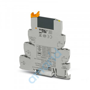 Реле в сборе, PLC-INTERFACE, состоит из основной Клемма PLC-BSC../21 и вставным , Phoenix Contact, 2966650