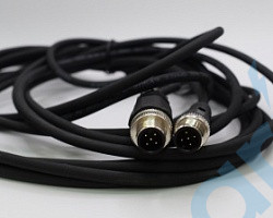 (Кабель M12;кодировка 5A;штыревой/штыревой;5000 мм;прямой;полиуретан;черный) Кабель M12;5A;штыревой/штыревой;5000 мм;прямой;полиуретан;черный, STEZ, 12340037