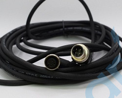 (Кабель M12;кодировка 4A;гнездовой/штыревой;5000 мм;прямой;полиуретан;черный) Кабель M12;4A;гнездовой/штыревой;5000 мм;прямой;полиуретан;черный, STEZ, 12340043