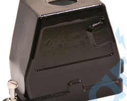(HDC-PH10BD-U S-1/M32) Корпус, 16B, 1 кабельный ввод М32 вверх, порошковое покрытие, для монтажа на кабель, без встроенной крышки, STEZ, 187150052