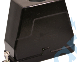(HDC-PH16BD-U S-1/M40) Корпус, 16B, 1 кабельный ввод М40 вверх, порошковое покрытие, для монтажа на кабель, без встроенной крышки, STEZ, 187150054