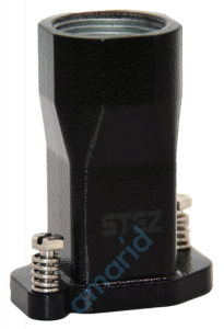 (HDC-PH3A-U S-1/M25) Корпус, 3А, 1 кабельный ввод М25 вверх, порошковое покрытие, для монтажа на кабель, без встроенной крышки, STEZ, 187150058