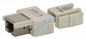 (HDC-MOD-RJ45F) Вставка гнездовая, для кабеля CАT-5E, конт: 8, максимальный ток: до 1 А, 50 В, STEZ, 187150213