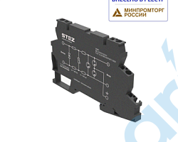 (TT-ST-2-PE-24DC) УЗИП для сигнальных цепей, AI, AO, HART, RS-485, 24 В DC, 350 мА, 1кА, STEZ, 40101000