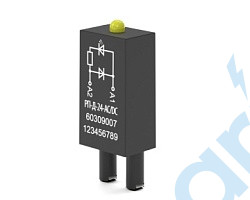 (РП-Д-24AC/DC) Вставной модуль (диод) для реле РПМ-3 и РПМ-4, STEZ, 60309007