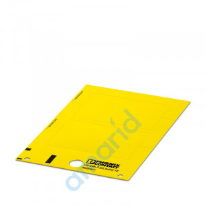 Пластиковая табличка, Карта, желтый, без надписи, BLUEMARK ID COLOR, BLUEMARK ID PRIME CARD 2.0 CARD, склеивание, маркировочного п, Phoenix Contact, 0828907