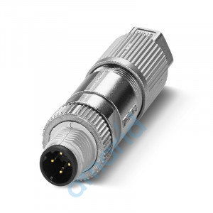 Штекерные соединители для передачи данных, Ethernet CAT5 (100 Мбит/с), 4-конт., без галогенов, экранирован., Штекеры прямое M12 SP, Phoenix Contact, 1411066