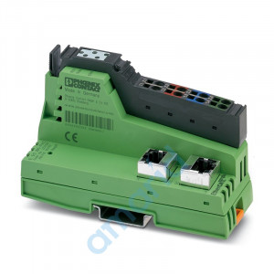 Inline, Устройство сопряжения с шиной, EtherCAT, Гнездо RJ45, скорость передачи данных в локальной шине: 500 кбит/с / 2 Мбит/с, cт, Phoenix Contact, 2702507