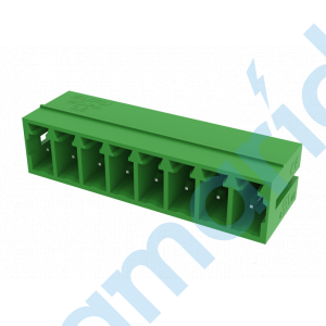 Клемма МС, шаг 3,5мм, 6 конт., ступен. типа., зел., Supu, MC-PA3.5V06-L-0002