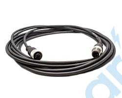 (СЦМ12L-03A1PLFH-LMH-02 L=5000) Кабельная сборка, для датчиков и исп. устройств, полиуретан, неэкранированный, длина 5 метров, подключение 1 - разъем с резьбой М12, штыревой, прямой, кодировка 3A, подключение 2 - разъем с резьбой М12, гнездовой, прямой, к