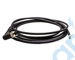 (СЦМ12L-04A1LMFH L=3000) Кабельная сборка, для датчиков и исп. устройств, полиуретан, экранированный, длина 3 метра, подключение 1 - разъем с резьбой М12, гнездовой, угловой, кодировка 4A, подключение 2 - свободный конец, STEZ, 185200864