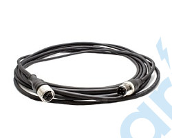 (СЦМ12L-04A1PLFH-LMH-02 L=5000) Кабельная сборка, для датчиков и исп. устройств, полиуретан, неэкранированный, длина 5 метров, подключение 1 - разъем с резьбой М12, штыревой, прямой, кодировка 4A, подключение 2 - разъем с резьбой М12, гнездовой, прямой, к
