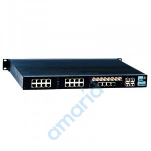 (STEZ4924-4G) Управляемый коммутатор L2, монтаж в стойку, 24 x 10/100Base-TХ, 4 x 100/1000Base-X SFP, 100-240VAC/110-220VDC (85-264VAC/77-300VDC) резервированное питание, STEZ, 70010001