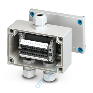 (КФК-ПЛ-12КНВ2,5-1308060-3М20Т) Коробка 130x80x60 мм, винт, Пластик, STEZ, 12330006