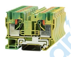 (КНБ 10-2-РЕ) Клемма на din-рейку, STEZ, 14300014