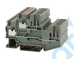 (КНБ 2,5-2У-2КО) 2-ярусн. клемма, 2.5 мм2, пруж., STEZ, 14300057