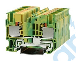 (КНБ 6-2-РЕ) Клемма на din-рейку, STEZ, 14300013