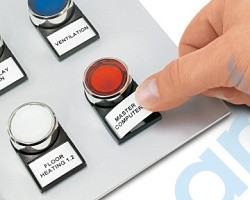 (US-EMP (29X8)) Фиксируемые таблички, Карта, белый, без маркировки, THERMOMARK CARD, Тип монт
